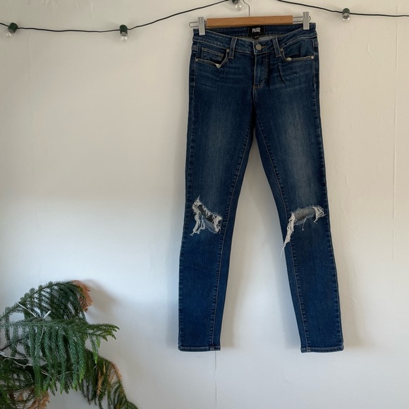 Paige Ripped Skinny Jeans (Monica) - Picture 7 of 7